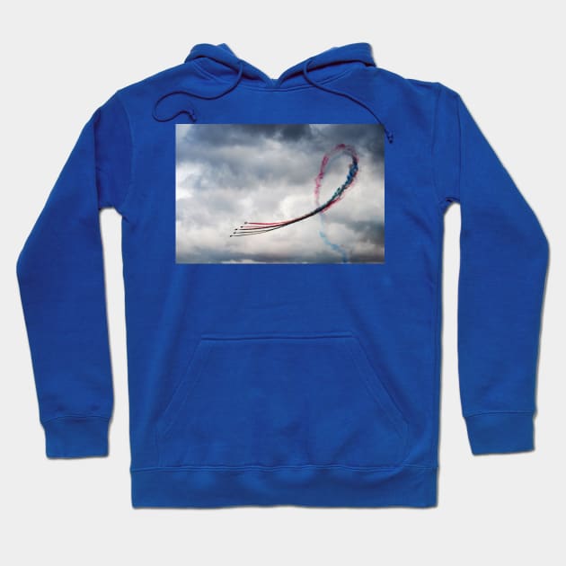 Red Arrows aerobatic display Hoodie by fantastic-designs